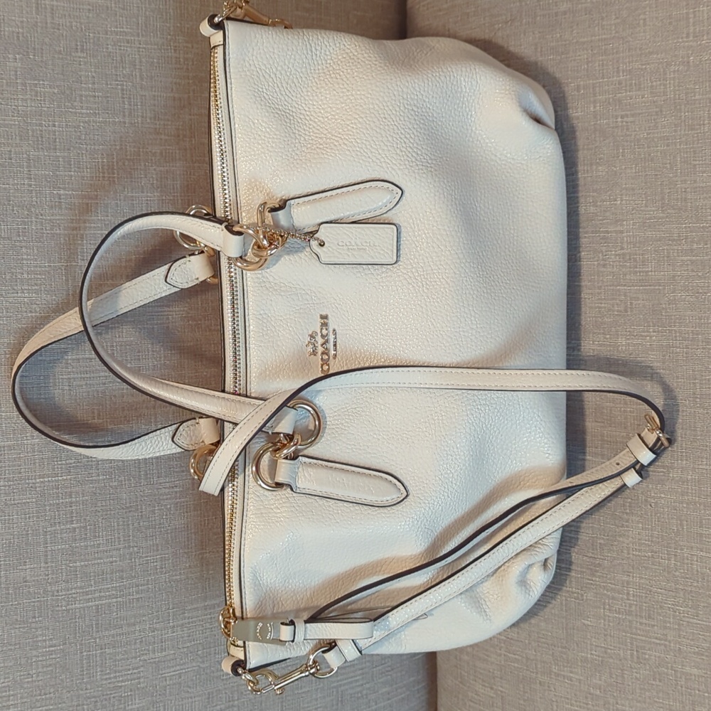 Coach Pebbled Leather Ally Satchel F30565